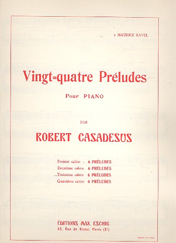 24 préludes vol.3   pour piano  