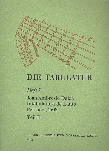 Intabulatura de lauto Band 2 (1508)  für Laute, Gitarre oder Tasteninstrument  