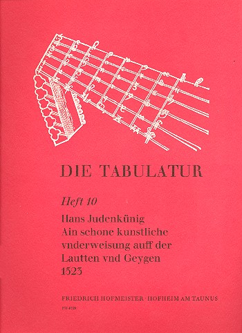 Ain schone kunstliche Underweisung,  auff der Lauten und Geyggen  