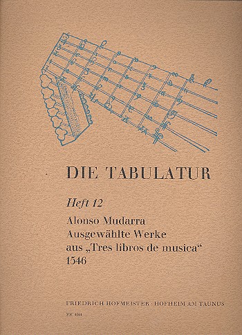 Ausgewählte Werke aus 'Tres libros de musica' 1546    