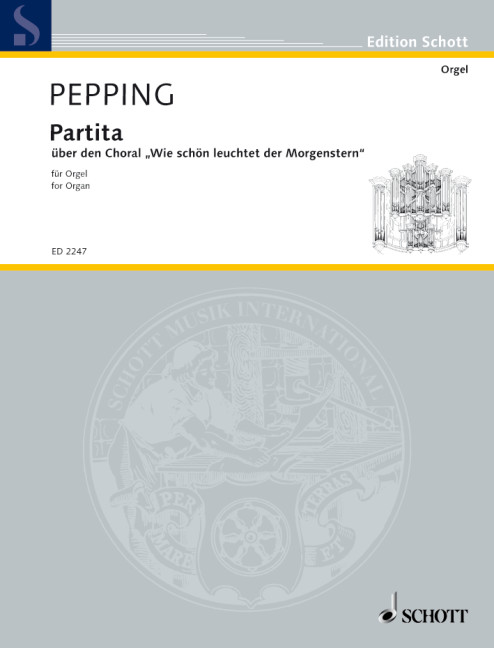 Wie schön leuchtet der Morgenstern  für Orgel  