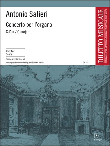Concerto C-Dur für  Orgel und Orchester  Partitur (=Orgelstimme)