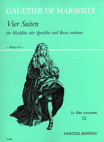4 Suiten  für Blockflöte (Flöte) und Bc  