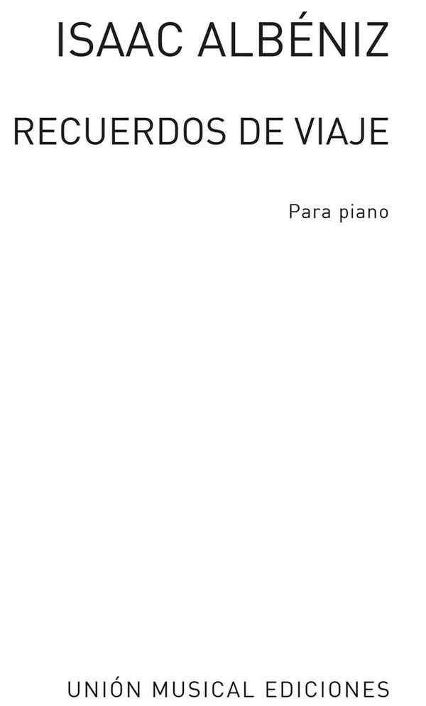Recuerdos de viaje op.71 para piano    