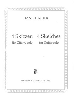 4 Skizzen  für Gitarre  