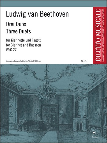 3 Duos WoO27  für Klarinette und Fagott  