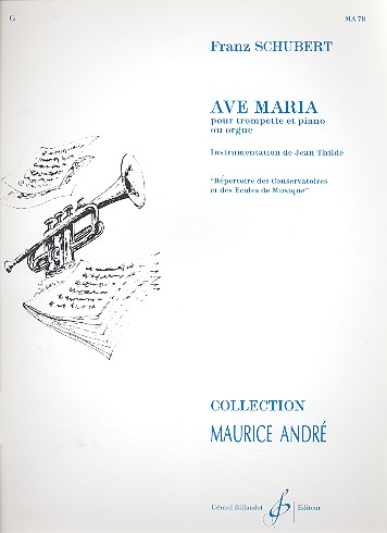Ave Maria  pour trompette et piano (orgue)  