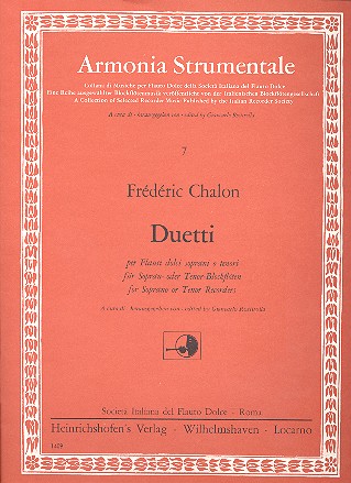 Duetti für 2 Sopranblockflöten&nbsp;&nbsp;Partitur&nbsp;&nbsp;