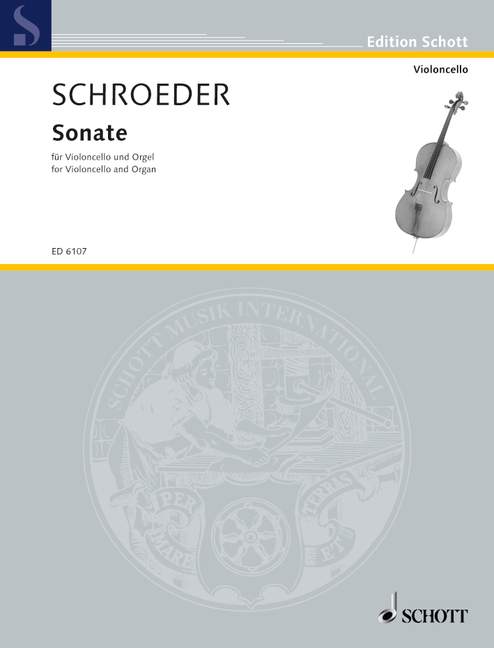 Sonate&nbsp;&nbsp;für Violoncello und Orgel&nbsp;&nbsp;