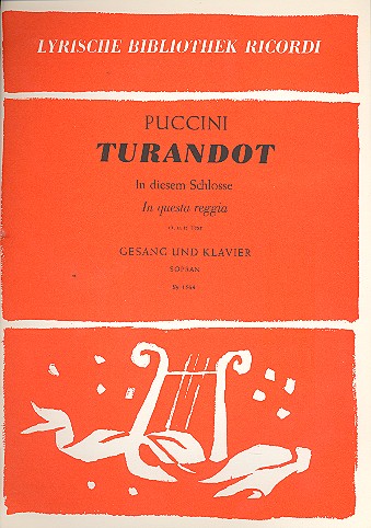 In diesem Schlosse für Sopran&nbsp;&nbsp;und Klavier (dt/it)&nbsp;&nbsp;