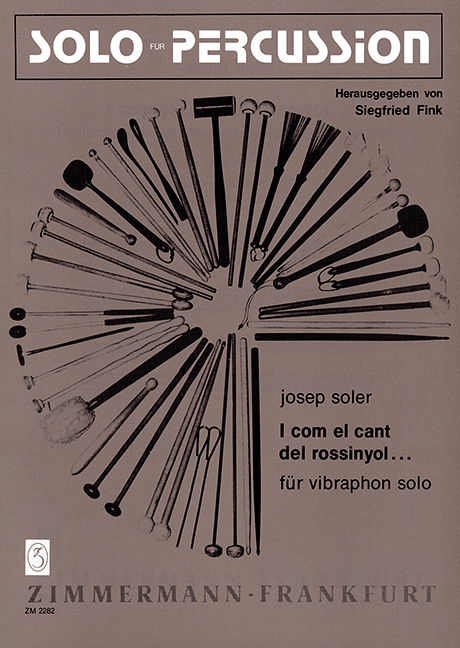 I com el cant del rossinyol  für Vibraphon solo  