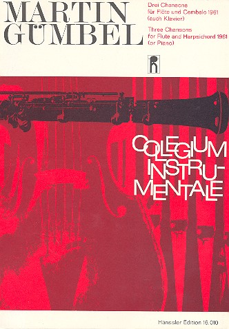 3 CHANSONS FUER FLOETE UND  CEMBALO  