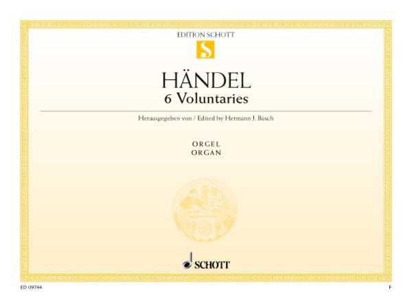 6 Voluntaries  für Orgel  