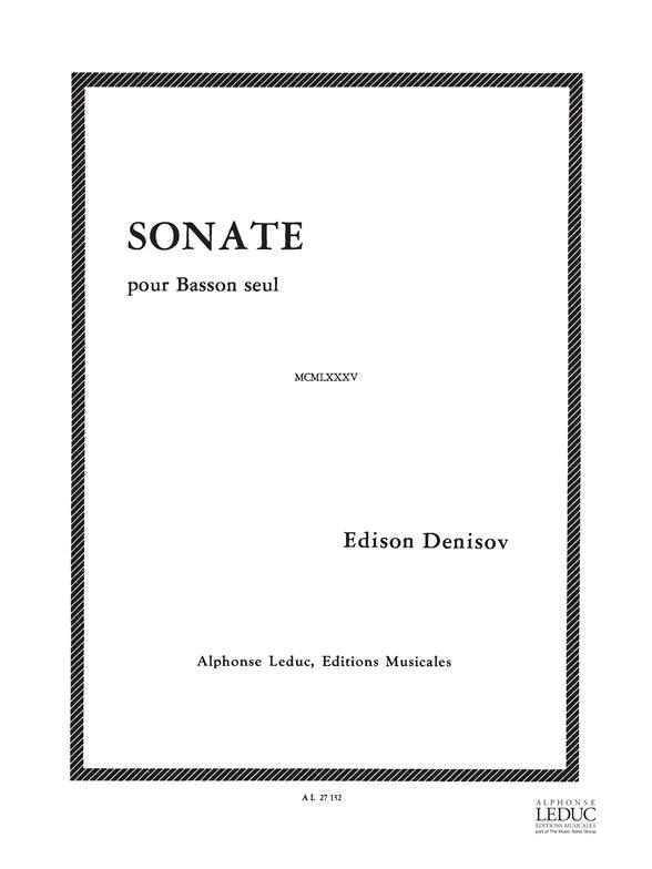Sonate  pour basson seul  