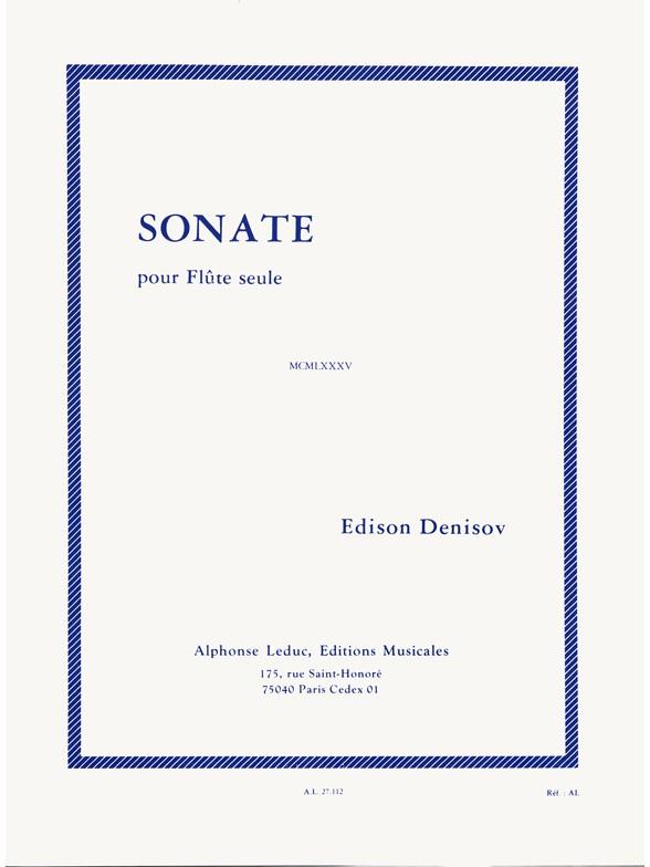 Sonate  pour flûte  