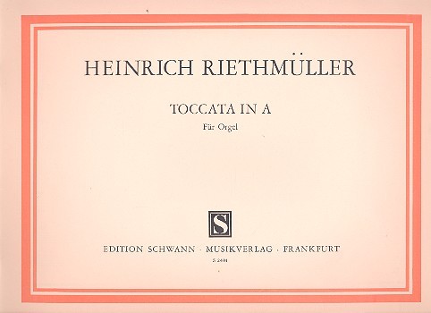 Toccata in A  für Orgel  