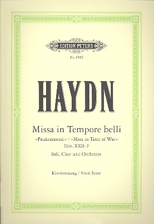 Missa in tempore belli Hob.XXII:9&nbsp;&nbsp;für Soli, Chor, Orchester und Orgel&nbsp;&nbsp;Klavierauszug