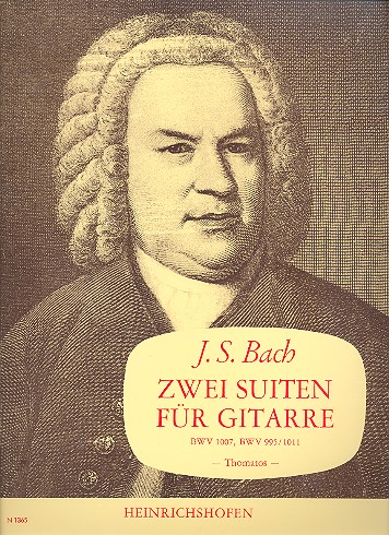 2 Suiten BWV1007 und BWV995  für Gitarre  