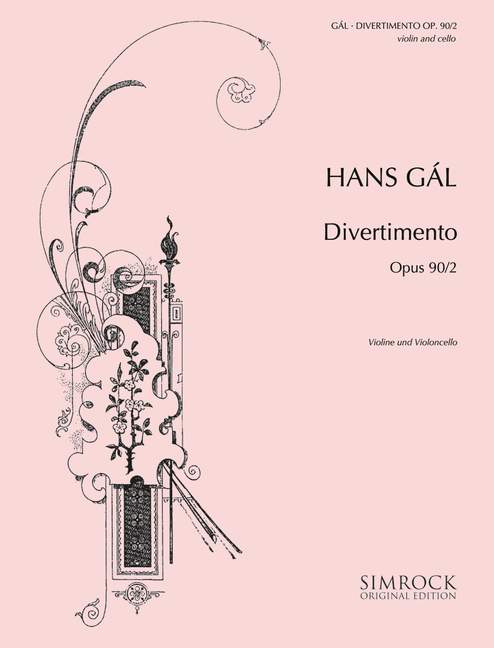 Divertimento op.90,2&nbsp;&nbsp;für Violine und Violoncello&nbsp;&nbsp;Spielpartitur