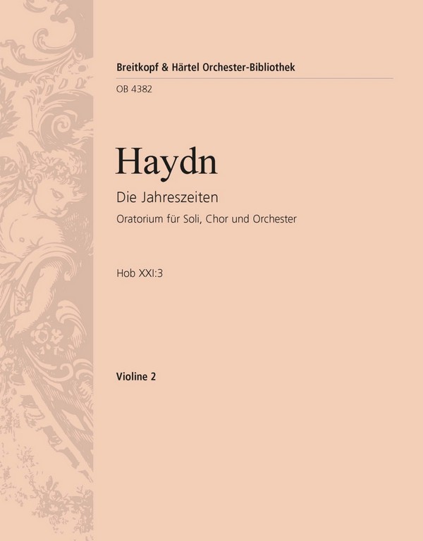 Die Jahreszeiten Hob.XXI:3 Oratorium  für Soli, Chor und Orchester  Violine 2