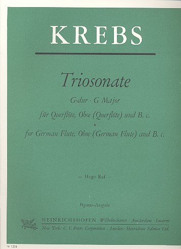 Triosonate G-Dur   für Flöte, Oboe und Bc  