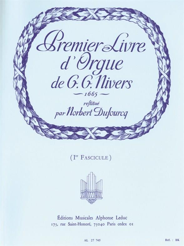 Premier livre d'orgue vol.1  (1665)  