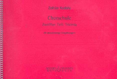 Chorschule Band 12  für Kinderchor  