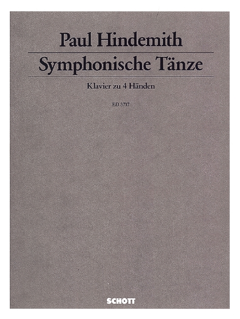 Symphonische Tänze&nbsp;&nbsp;für Orchester&nbsp;&nbsp;Klavierauszug - für 2 Klaviere