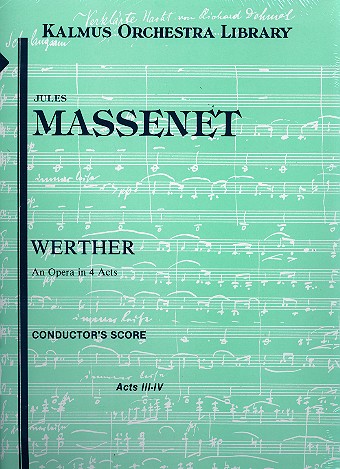 Werther    full score in 2 volumes (fr)