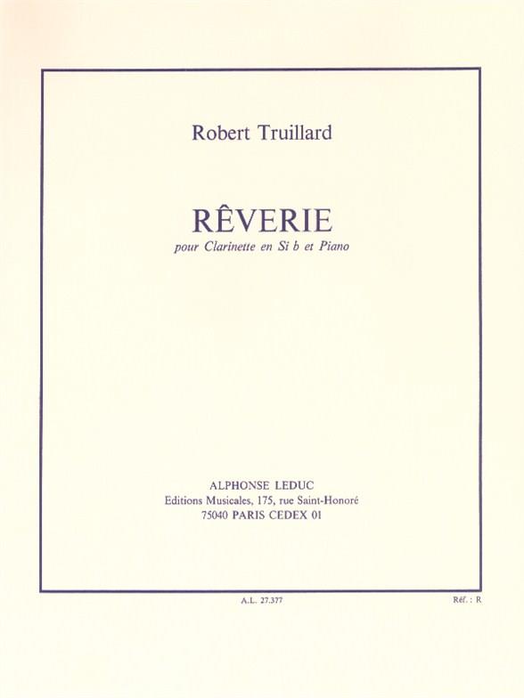 Reverie pour clarinette et piano&nbsp;&nbsp;&nbsp;&nbsp;