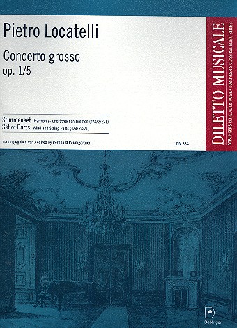 Concerto grosso D-Dur op.1,5&nbsp;&nbsp;für Streicher&nbsp;&nbsp;Partitur