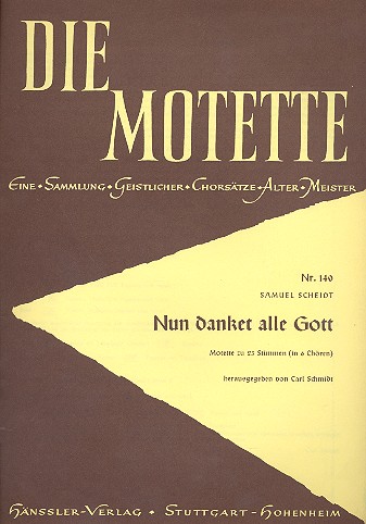 Nun danket alle Gott für&nbsp;&nbsp;2 Capellchöre und Instrumente&nbsp;&nbsp;Partitur (dt)