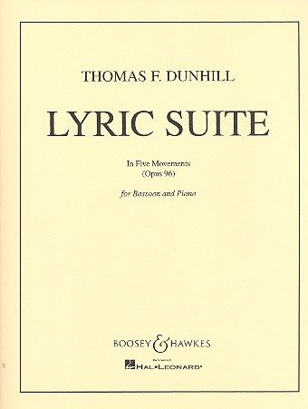 Lyric Suite in 5 Movements op.96  for bassoon and piano  