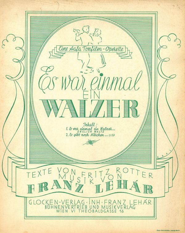 Es war einmal ein Walzer  und&nbsp;&nbsp;Es gibt noch Märchen für&nbsp;&nbsp;Gesang und Klavier