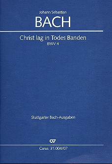 Christ lag in Todesbanden&nbsp;&nbsp;Kantate Nr.4 BWV4&nbsp;&nbsp;Studienpartitur (dt/ed)