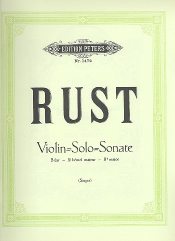 Sonate B-Dur Nr.2  für Violine  