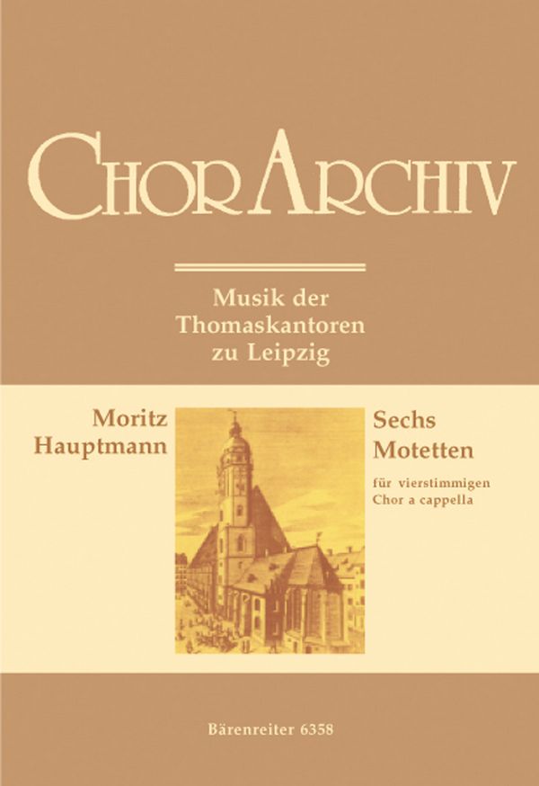 6 Motetten für gem Chor  a cappella,  Partitur (dt)