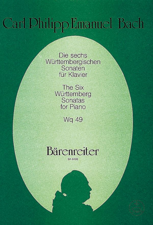 6 Württembergische Sonaten Wq49  für Klavier  
