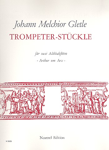 36 Trompeter-Stückle  für 2 Altblockflöten  Partitur