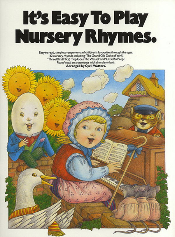 IT'S EASY TO PLAY NURSERY RHYMES&nbsp;&nbsp;FOR PIANO&nbsp;&nbsp;WATTERS, CYRIL, ED