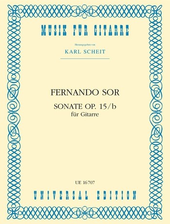 Sonate op.15b&nbsp;&nbsp;für Gitarre&nbsp;&nbsp;