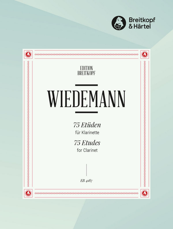 75 Etüden  für Klarinette  
