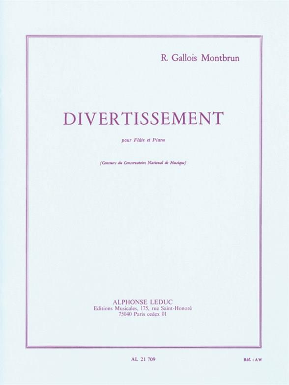 Divertissement pour flûte et&nbsp;&nbsp;piano&nbsp;&nbsp;