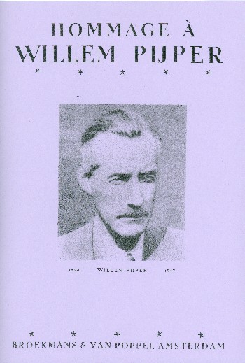Hommage a Willem Pijper&nbsp;&nbsp;9 Stücke versch. Komponisten für Klavier,&nbsp;&nbsp;Epilogue für Flöte und Klavier