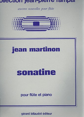 Sonatine op.19b pour flûte et piano&nbsp;&nbsp;&nbsp;&nbsp;