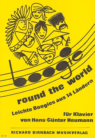 Boogie round the World:  Leichte Boogies aus 14 Ländern  für Klavier