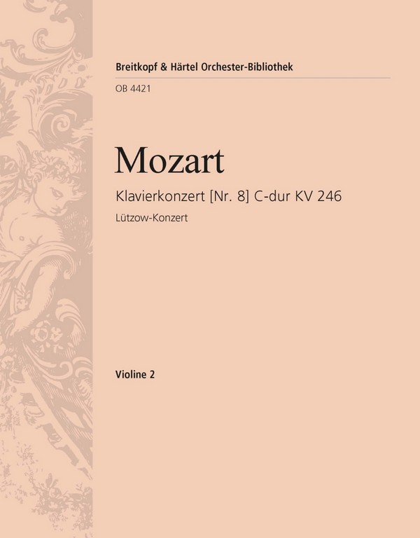Konzert C-Dur Nr.8 KV246&nbsp;&nbsp;für Klavier und Orchester&nbsp;&nbsp;Violine 2