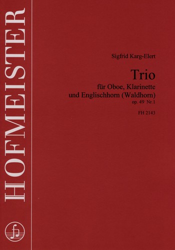 Trio d-Moll op.49,1:&nbsp;&nbsp;für Oboe, Klarinette und Englischhorn (Waldhorn)&nbsp;&nbsp;Stimmen