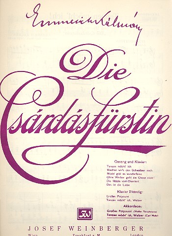 Tanzen möcht' ich  &nbsp;&nbsp;für Akkordeon&nbsp;&nbsp;