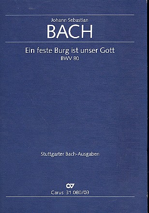 Ein feste Burg ist unser Gott&nbsp;&nbsp;Kantate Nr.80 BWV80&nbsp;&nbsp;Klavierauszug (dt/en)
